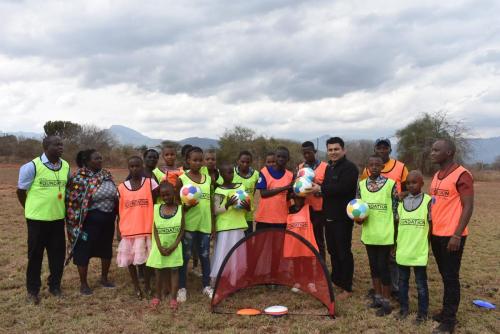 Donation of Football Kits to Villa 16 Children's Home in Taita Hills by UEFA Foundation for Children in July 2022 Football4Wildlife #Kick The Ball, Save Our Wildlife